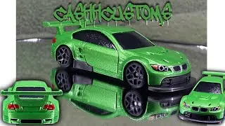 Custom Hot Wheels &ldquo;Seeing Green&rdquo; BMW M3 GT2 (Time Lapse Custom) ​⁠@CashhCustoms