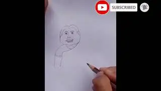 How To Draw Gopal's Wife Drawing।Gopal Bhar Drawing। Easy Drawing। Easy Man Drawing।