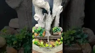 garden fountain waterfall