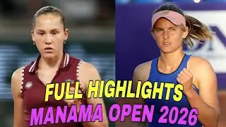 Erika Andreeva vs Fiona Ferro Full Highlights | Manama Open 2026