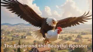 The Eagle and the Boastful Rooster | Bedtime story for kids