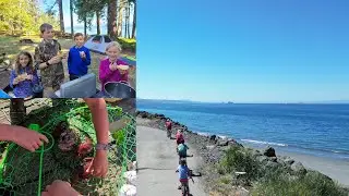 Olympic Peninsula Camping, Biking, Shell fishing