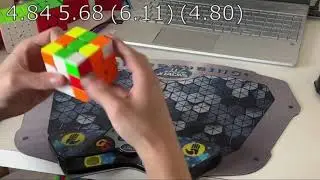 5.41 3x3 average of 5 (counting 4.8)