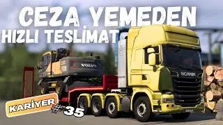 ETS 2 SIFIRDAN BAŞLAMAK KS #35// CEZA YEMEDEN TESLİMAT || EURO TRUCK SIMULATOR 2 || G29