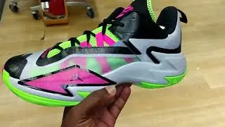Jordan Westbrook One Take 3 Electric Green Wolf Grey