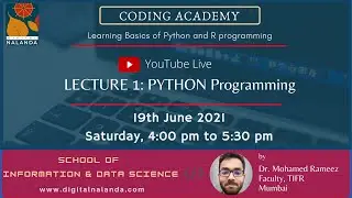 Coding Academy - Introduction to Basic Programming in Python & R Languages