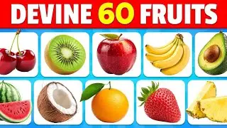 DEVINE 60 FRUITS 🍒🍍🥝 (3 SECONDES CHACUN) &mdash; QUIZ ULTRA RAPIDE ! 🍉⚡ 