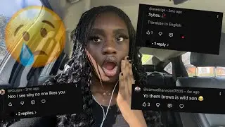 Reading my HATE comments… 