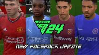 NEW!! FacePack FC 24 (+90 Faces) Update TU (10-11) HD | Fifa 16 Mobile mod EA FC 24 | HD GRAPICH