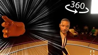 360&deg; VR - Will Smith TE BAT4!  Oscar de Chris Rock POV