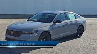 2025 Honda Accord Sedan SE Albany  Valdosta  Tifton  Jacksonville  Dothan  Moultrie