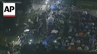 Pro-Palestinian and pro-Israeli protesters clash on UCLA campus