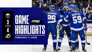 Sabres vs. Lightning | Lightning Radio Highlights | February 3, 2026