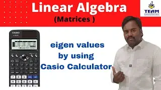 Finding eigen values of  3x3 matrix/ Characteristic Equation & Eigenvalues in Min with a Casio Calci