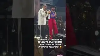 Fiorello irrompe sul palco al concerto di Jovanotti ed è subito festa