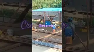 hard work# gantry crane#Rigger #vlog