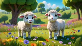 Four Fluffy Lambs Learn Opposites | Opposites Song for Kids | Nursery Rhymes and Preschool Learning