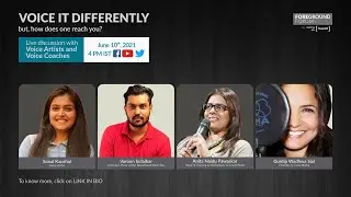 LIVE DISCUSSION with Voice Artists & Coaches | FOREGROUND FORUM