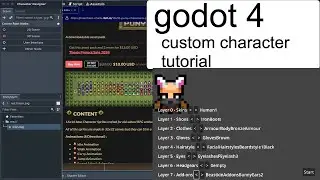 Godot 4 custom character from layer folders