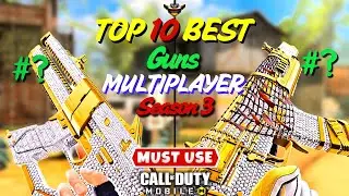 Top 10 Best Guns in Season 3 CODM 2025 | Gunsmith Loadout/Class Setup | Cod Mobile