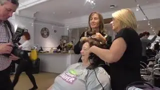 Carole`s Brave Shave. Part 1.