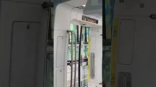 Doors are Closing! (Interior) - #Danhai #LRT 1000 Series, New #Taipei Metro, TW 新北捷運 淡海輕軌 #shorts