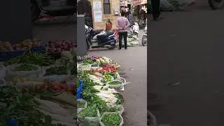 Street side Vegetable market in Jaisalmer
