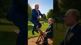 Trump&rsquo;s Funny Seesaw Fall in Public Park &mdash; Putin Stays Calm! 🤯😂