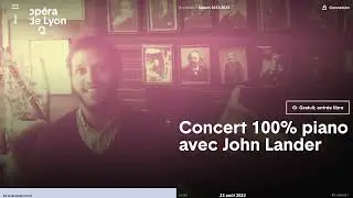 Message in a Bottle/Better Off Alone/We Found Love - John Lander - Live at l'op&eacute;ra de Lyon 2023