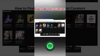 Easiest Way to Find Spotify Playlist Curators PT. 1!