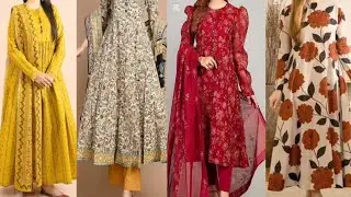 Casual wear printed lawn Frock design ideas || Long & Short frock design for girls