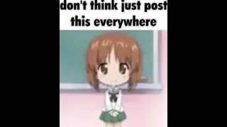 Just Miho 👍 #shorts #memes #girlsundpanzer #anime #warthunder