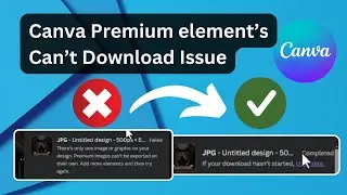 Premium images can’t be exported on their own Canva Issue resolved 100%