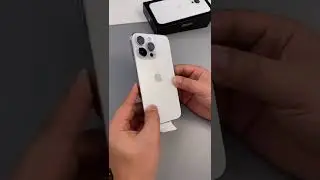 Unboxing iPhone 13 Pro Max White Colour With Case #shorts