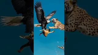 Eagle vs tiger high fighting moment,, #shorts #viralshort #trending #eagle #tiger #yt #viralvideos