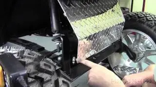 EZGO Diamond Plate Axle Cover | How To Install Video | Installing Golf Cart Diamond Plate