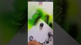 how to paint a pyramid #spraypaint #learnwithme #custom #howtopaint #galaxy