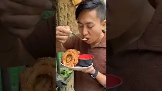 Sikkimese local food Sel roti with aloo dum|| river swimming #shorts #food #travel