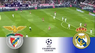 Benfica vs Real Madrid - Uefa Champions League 2025/26 Full Match | Pes 21 Gameplay