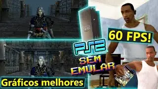 Como melhorar MUITO games direto no PS2 (+GTA SA 60 FPS, jogos mais detalhados sem emular )