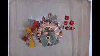Sunflower Mini Album featuring CCC paper collection and Scrap Diva Designs dies!