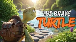 The Brave Turtle Who Saved the River: A Story of Courage & Teamwork | Moral Fable for Kids | PR Kids