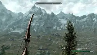 My longest archery shot [Skyrim]