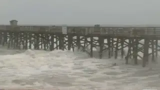 Hurricane Dorian's rain and wind hit coastal areas