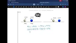 On Level Physics - Conservation of Linear Momentum