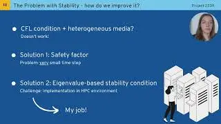 2209 Sara Sandh, Stability of High-Order Spectral Element Method for Seismic Wave Propagation