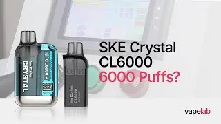 SKE Crystal CL6000: Really 6000 Puffs? (Puff Count Test)