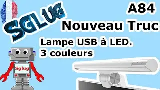 NT : Lampe de bureau PC, barre de LED USB, réglable.