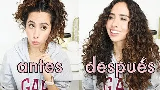 ¡REFRESCA TUS RIZOS/ONDAS SÚPER FÁCIL! 💧 RIZOS DEFINIDOS AL DÍA SIGUIENTE | attalia dasbel