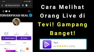 Cara Melihat Orang Live Di Tevi | Cara Melihat Live Teman Di Tevi